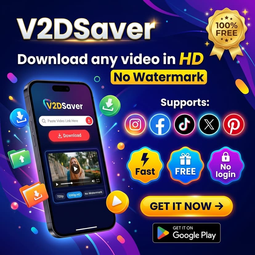 V2DSaver - Downloader App